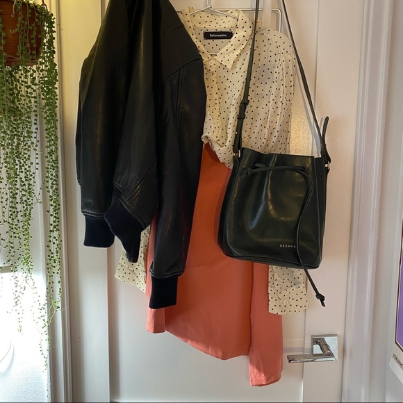 LAST CALL Wolford Asymmetric stretch skirt in mid coral - Picture 8 of 10